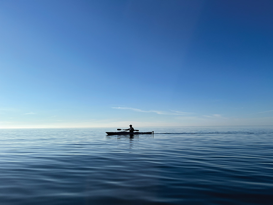 Kayaking in Lake Superior