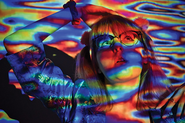 Local Art Student Captures Dancing Colors in Stunning Photograph