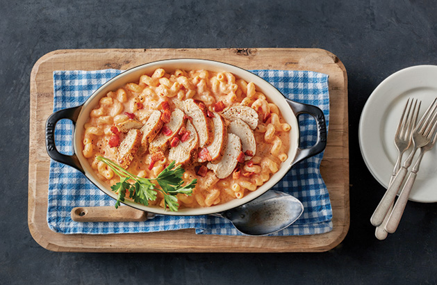 This Smoky Chicken Mac N Cheese Recipe is Perfect for Cooking with Kids