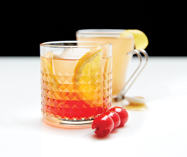 A Nordic toddy and aquavit old-fashioned, cocktail recipes from Elevated Beer Wine & Spirits White Bear Lake