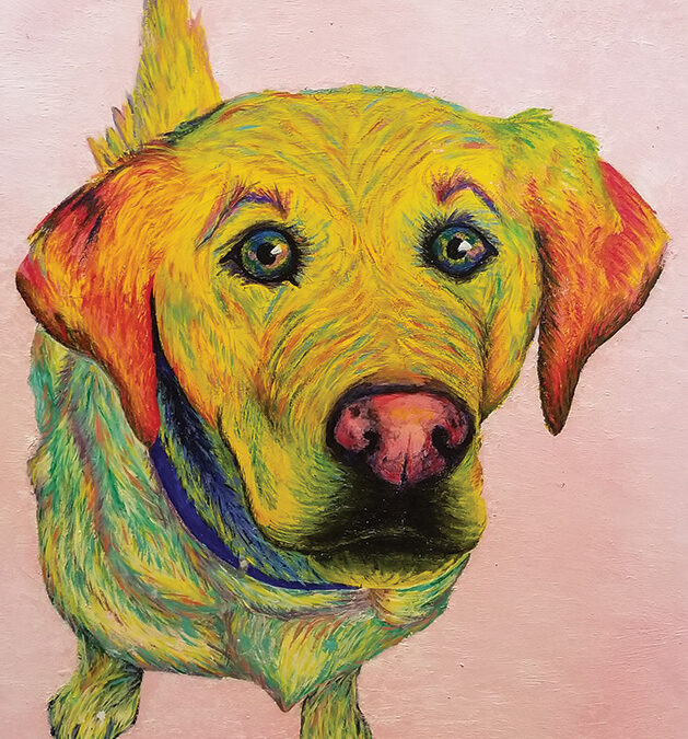 White Bear Lake High School Student Paints Portrait of Pup
