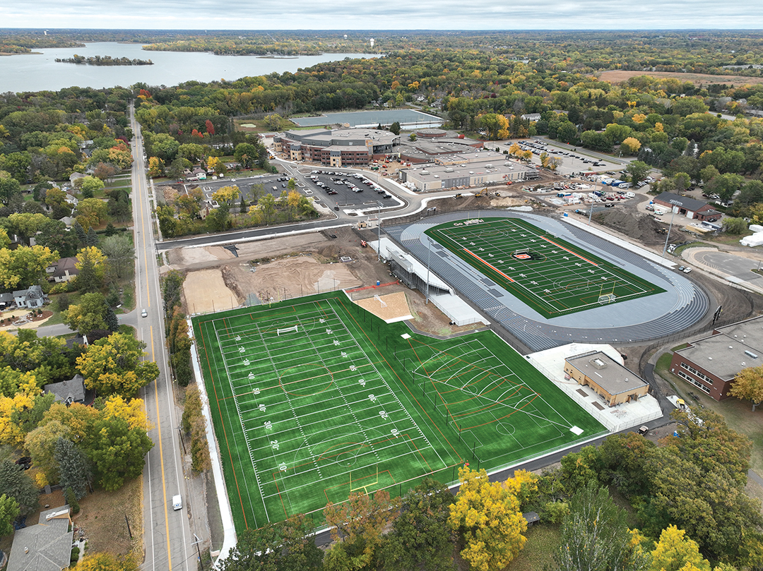 White Bear Lake Area High School Aerial View