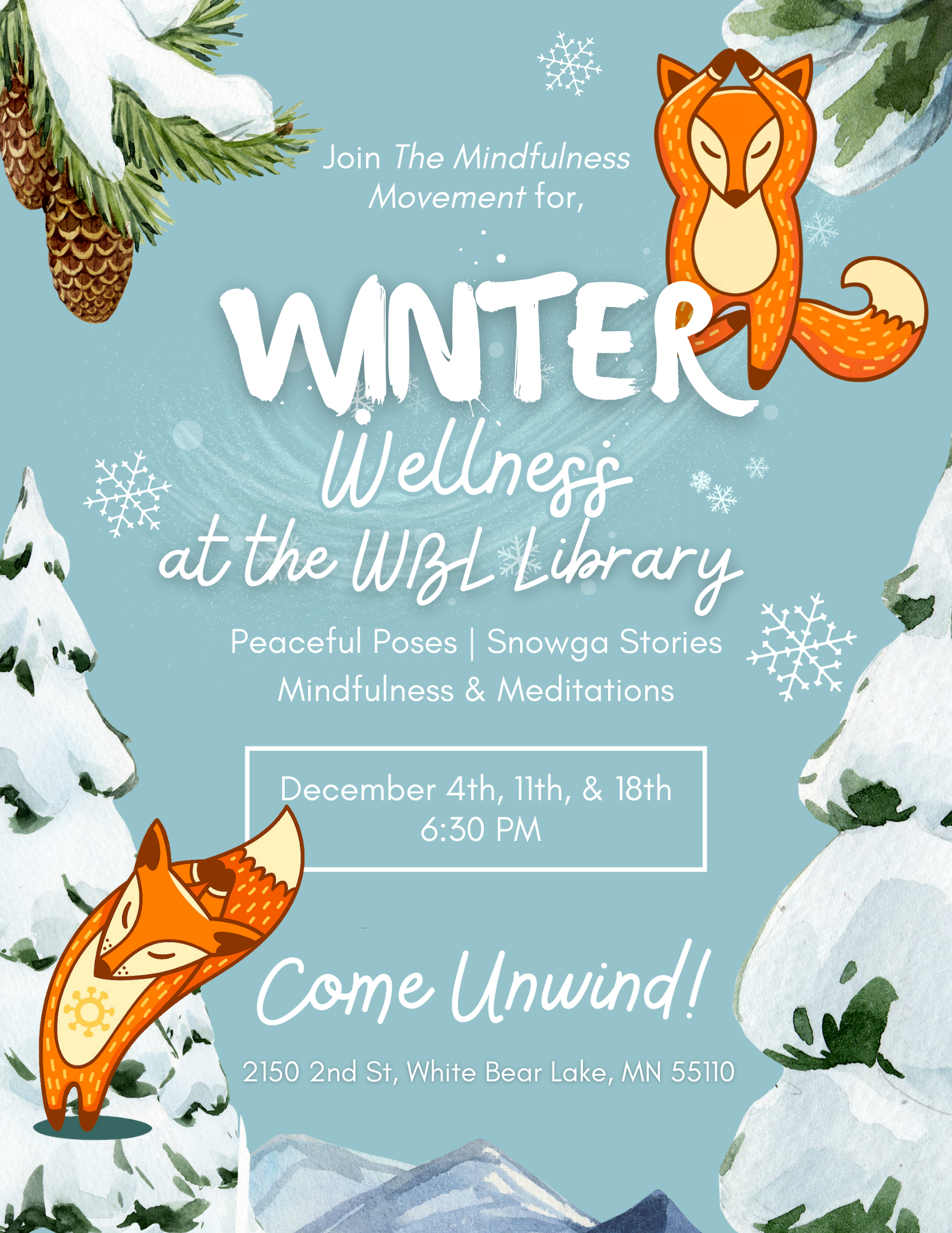 Winter Wellness at the White Bear Lake Ramsey County Library