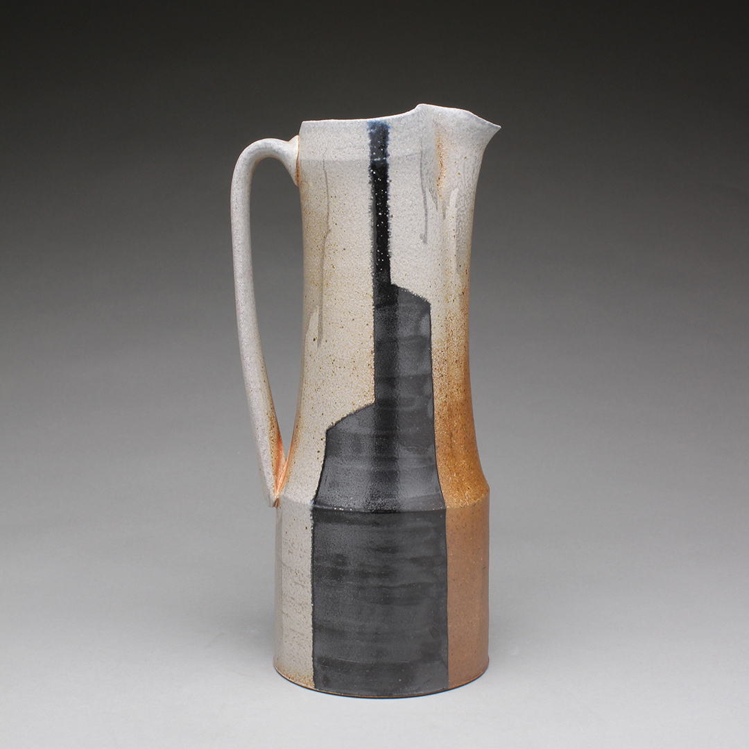Ceramic pitcher by Ernest Miller