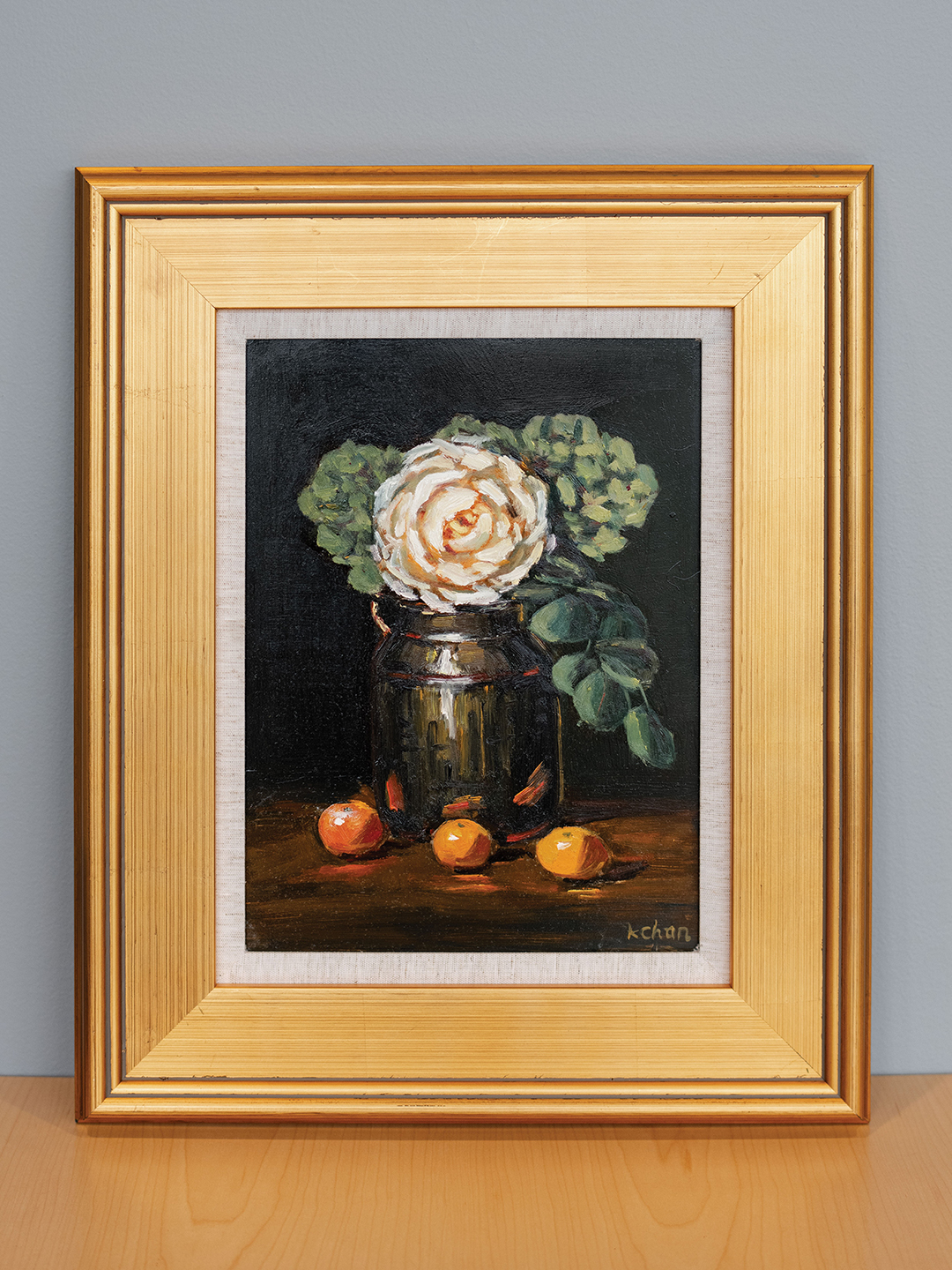 Karen Chan Still Life with flowers and fruits