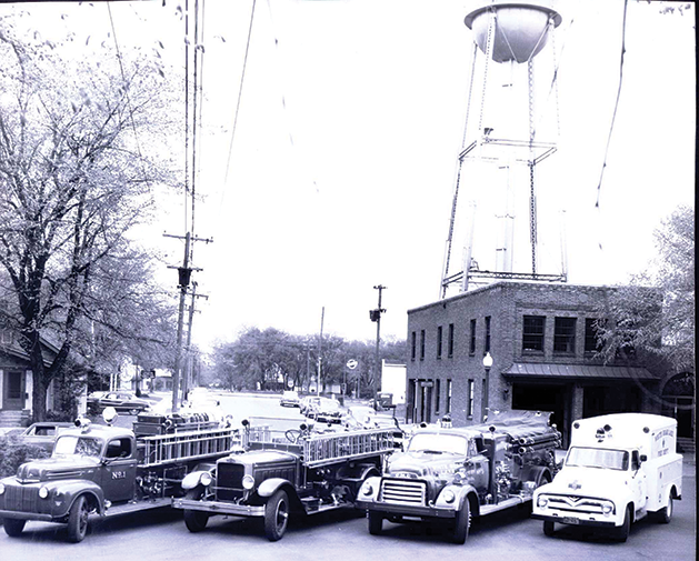 Historic photo of the White Bear Fire Department