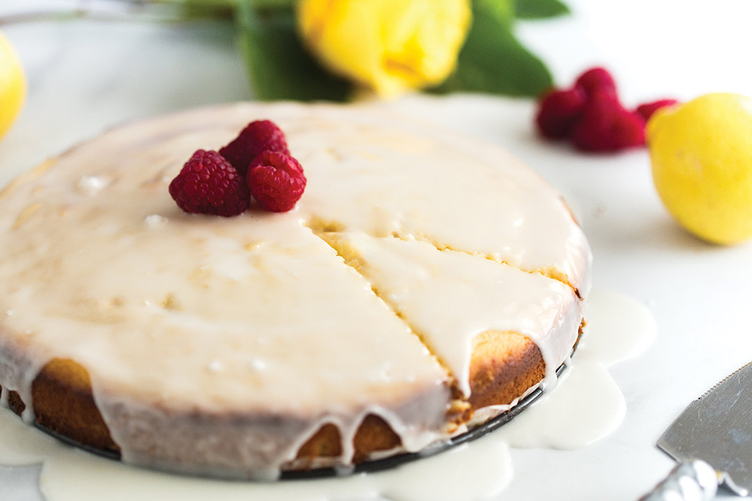 Lemon Almond Ricotta Cake