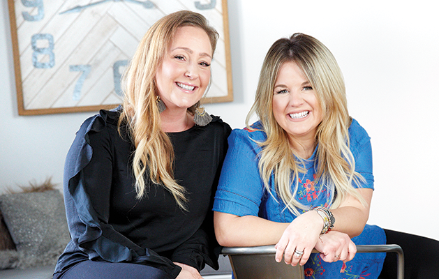 Dena Mielzarek (left) and Heather Olson. 