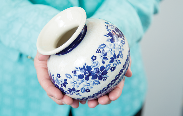 Vase from Blue Water Polish Pottery