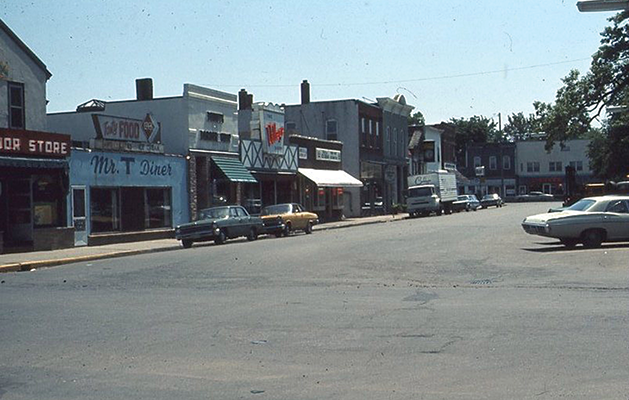A view of Washington Avenue, ca. 1970.