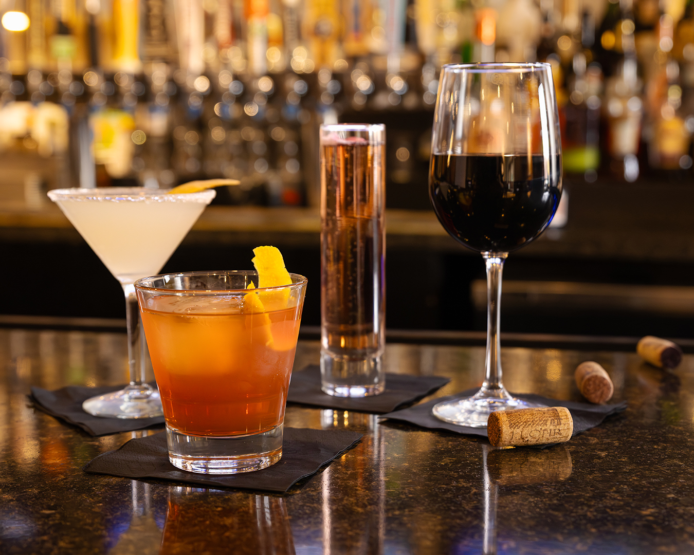 Guests can expect an extended cocktail and wine menu.