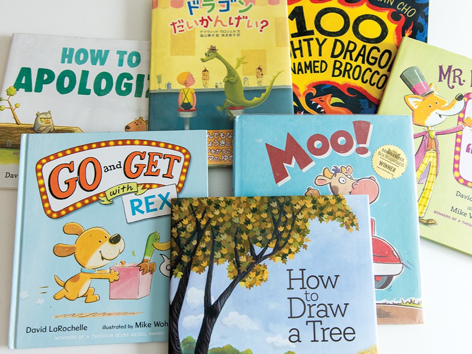 LaRochelle has written or illustrated more than 30 books in his 38-year career.