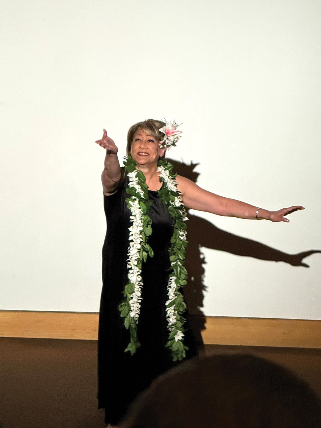 Kalei Enstad, the newly retired kumu of hālau.
