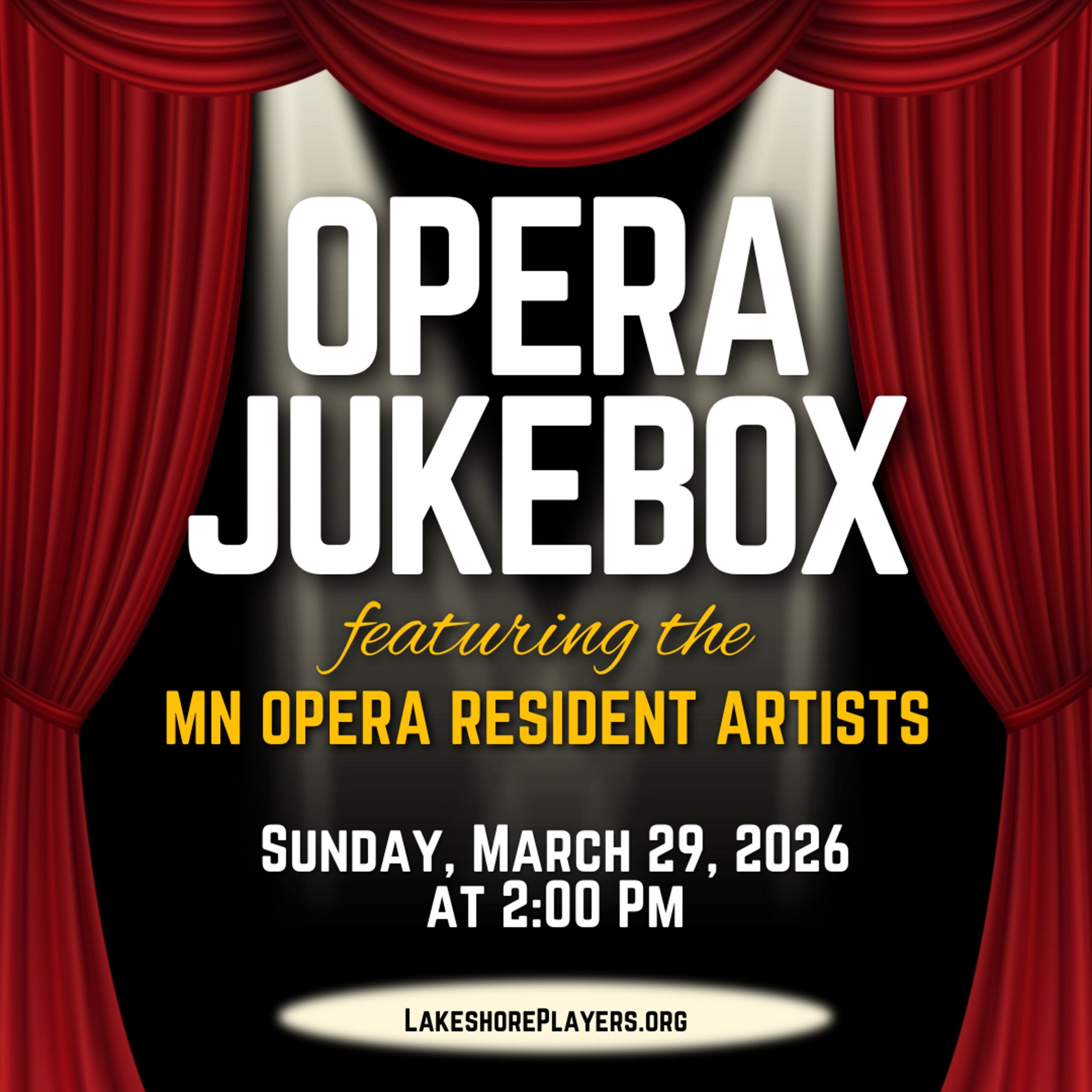 Opera Jukebox featuring the MN Opera Resident Artists