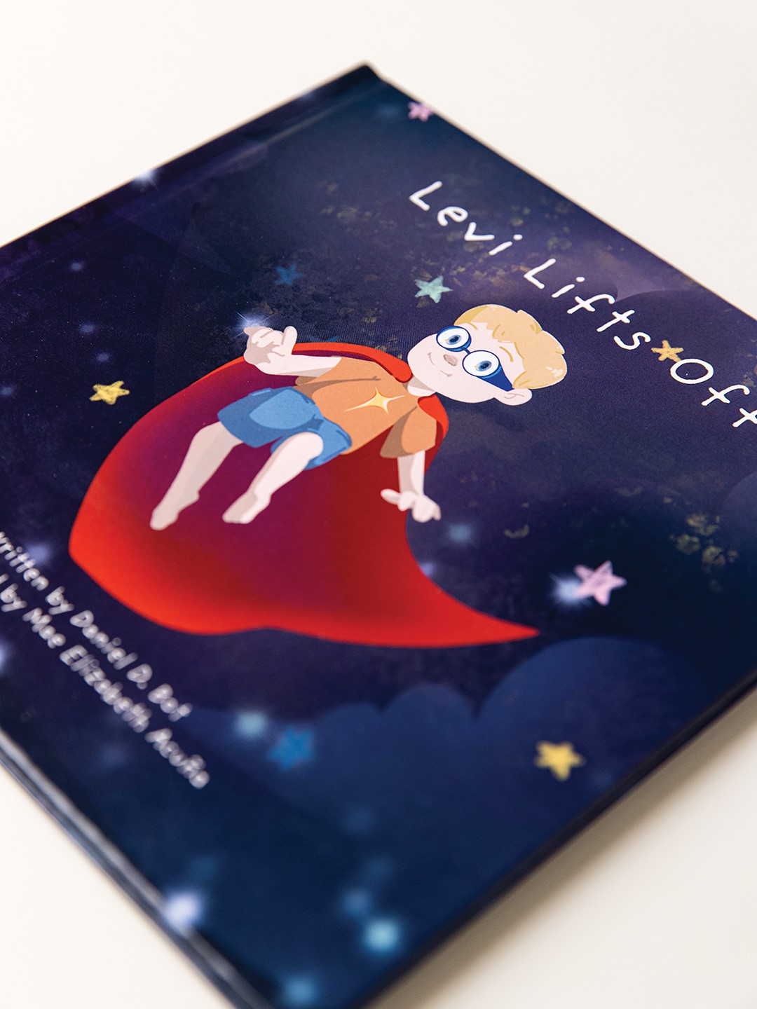 Dan Bot’s book Levi Lifts Off was published in late 2025.