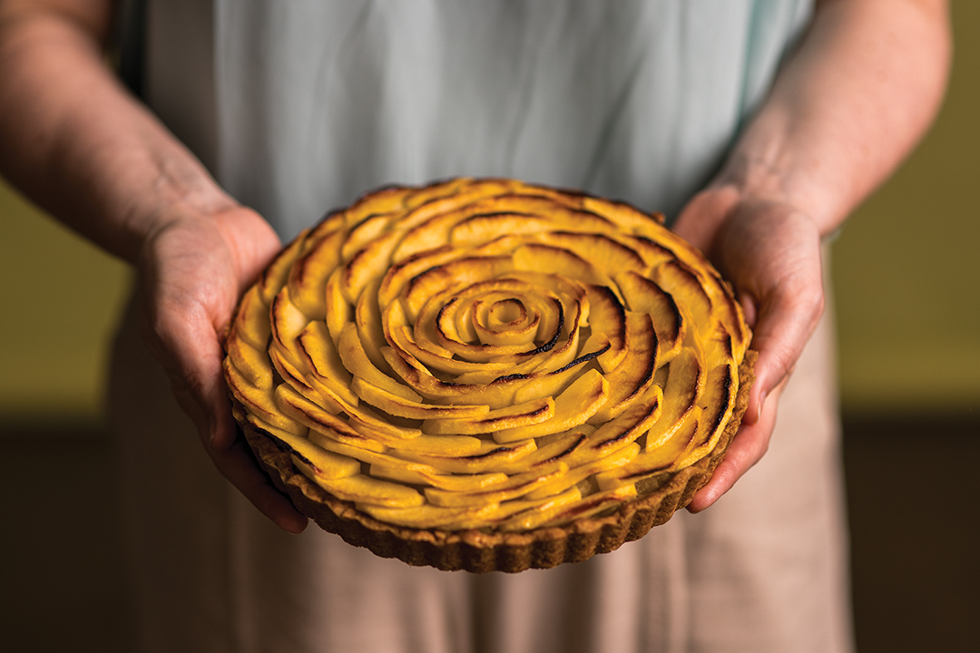Alex Vosooney’s Washington County Fair “Grand Champion” open apple tart.