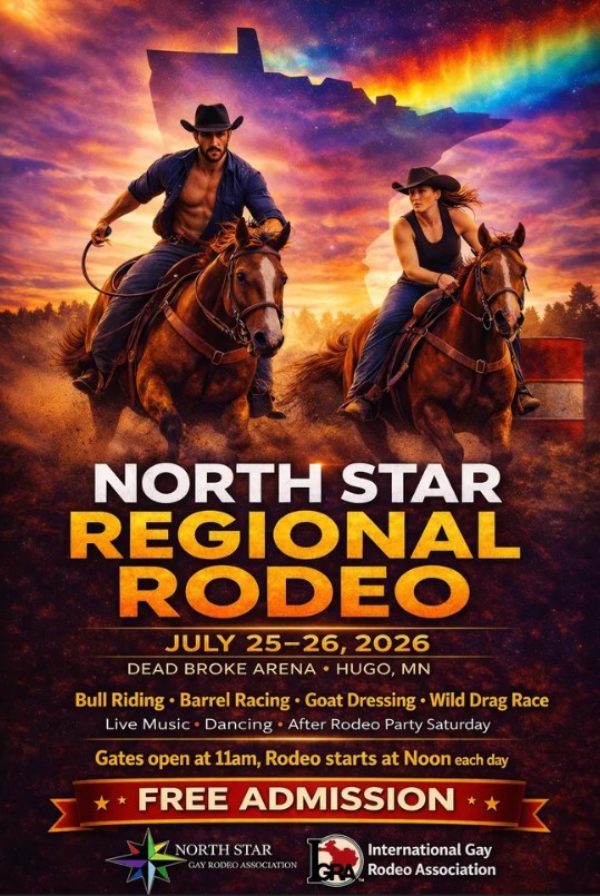 North Star Regional Rodeo event flyer