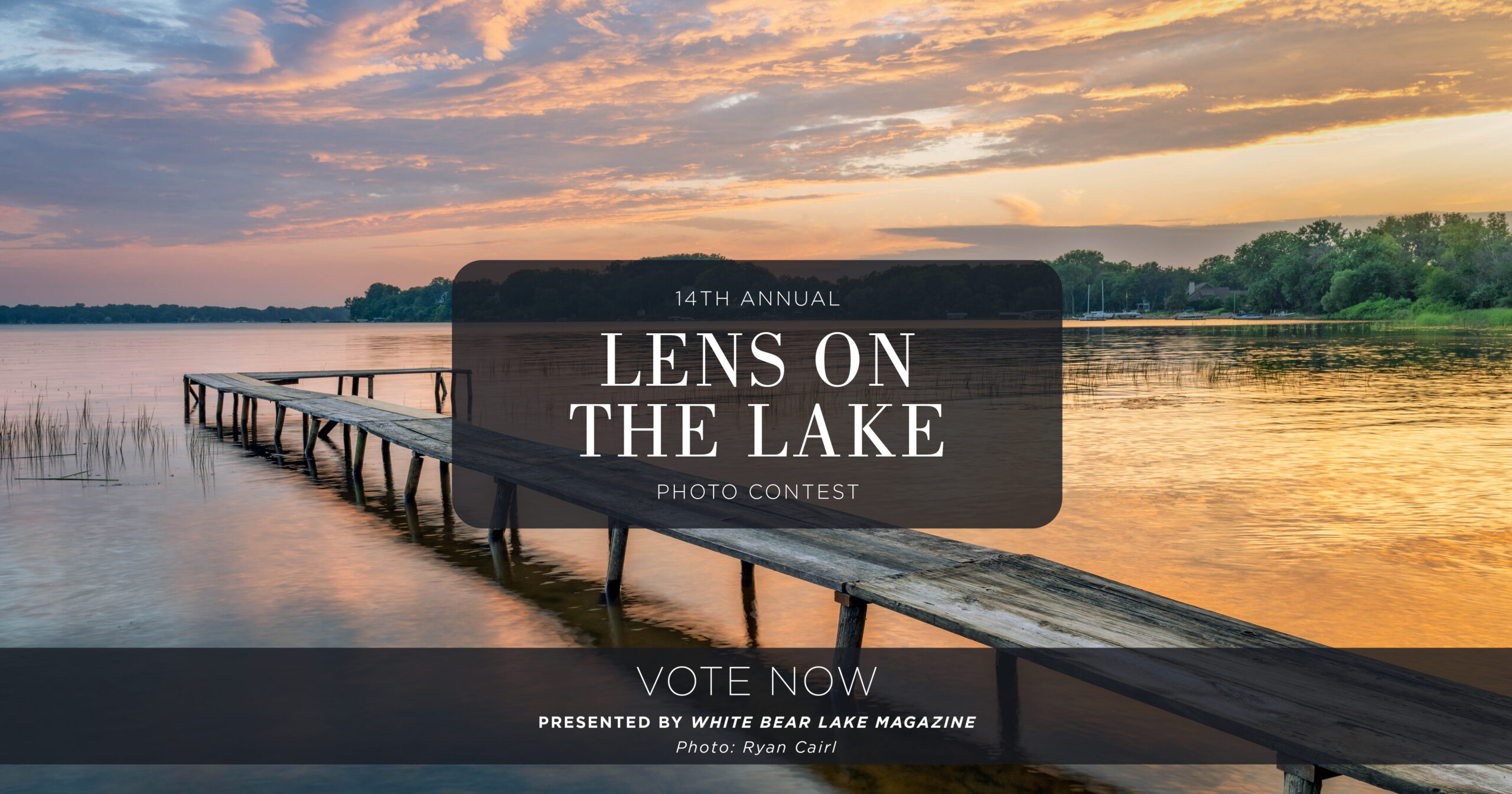 Lens on the Lake photo contest readers' choice voting web banner