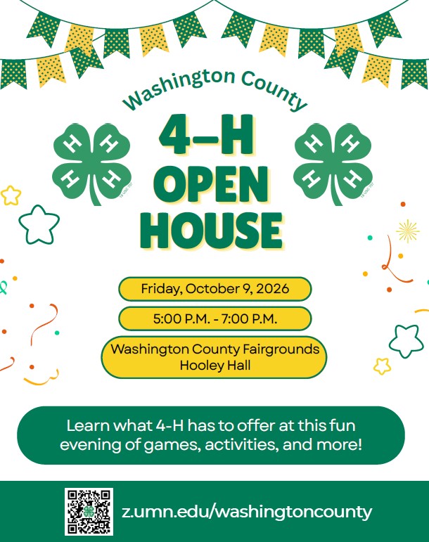 4-h open house poster